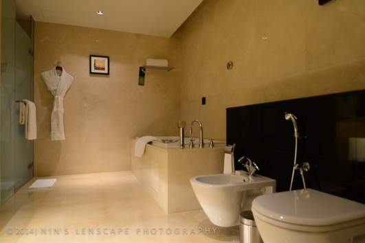The bathroom of the Address Hotel in Dubai - a 5 star Bathroom