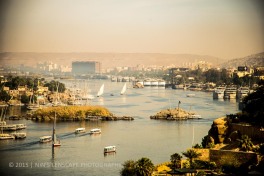 Aswan, the city where they built the dam a bit poluted but picturesque